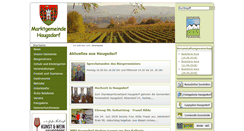 Desktop Screenshot of haugsdorf.at